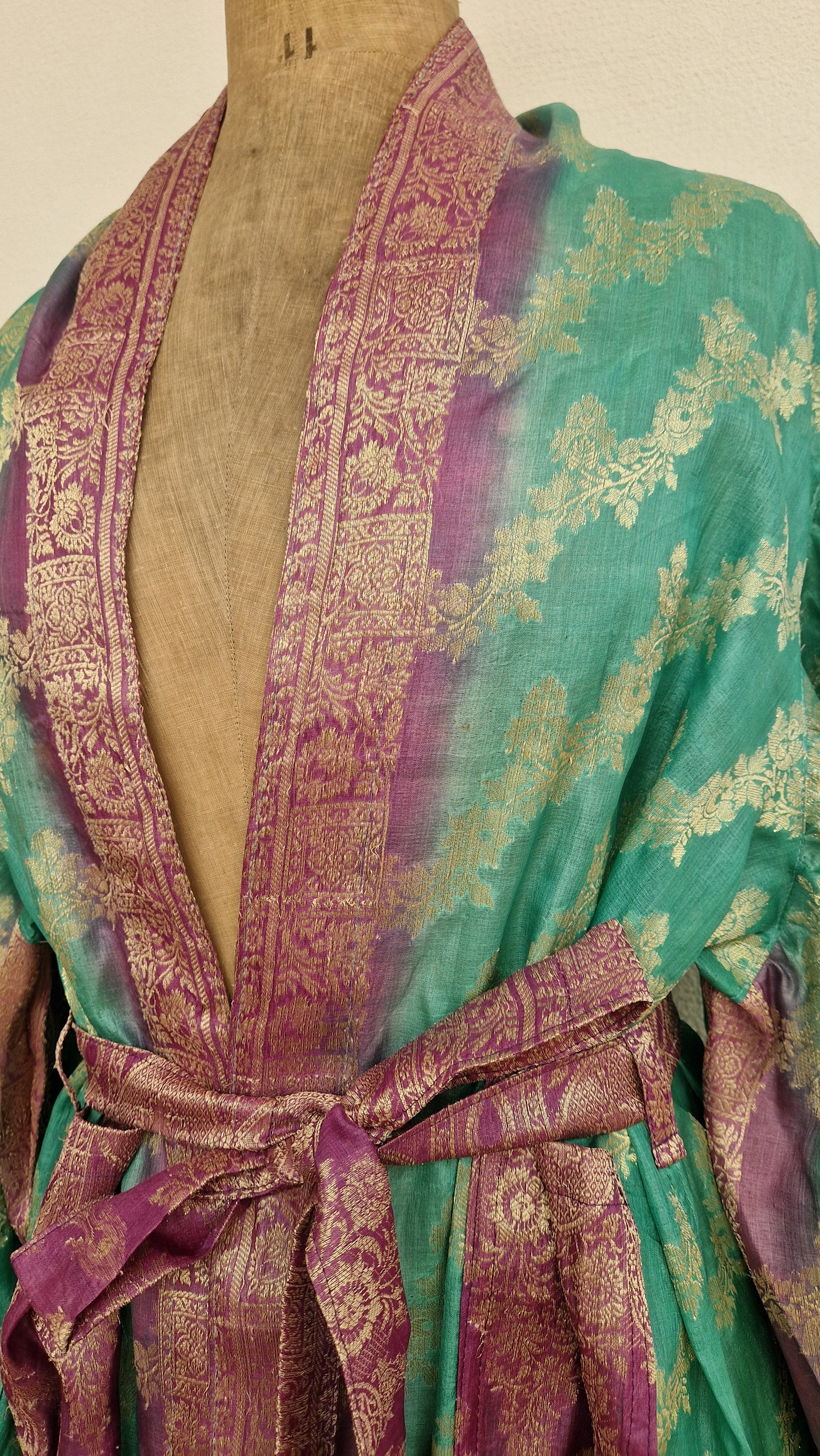 Patchouli Kimono Jade and Grapes