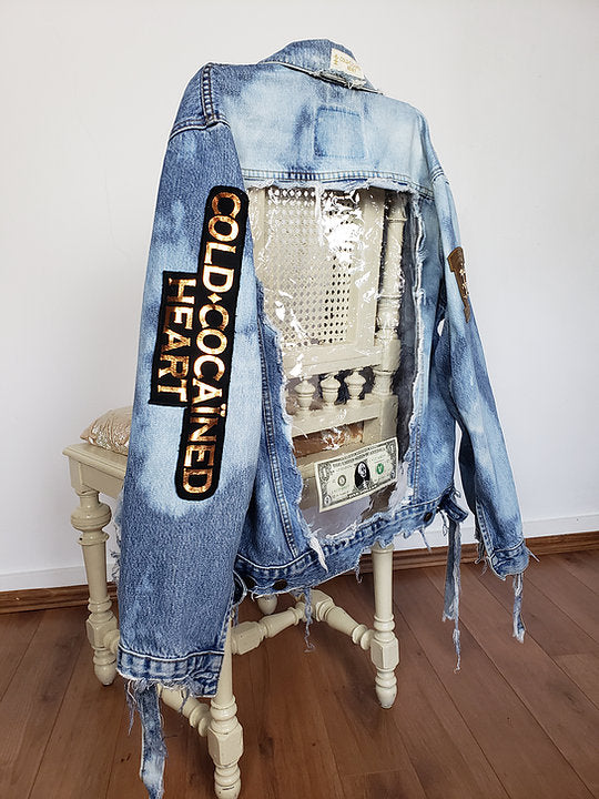 "Fake Friends" Jeansjacke