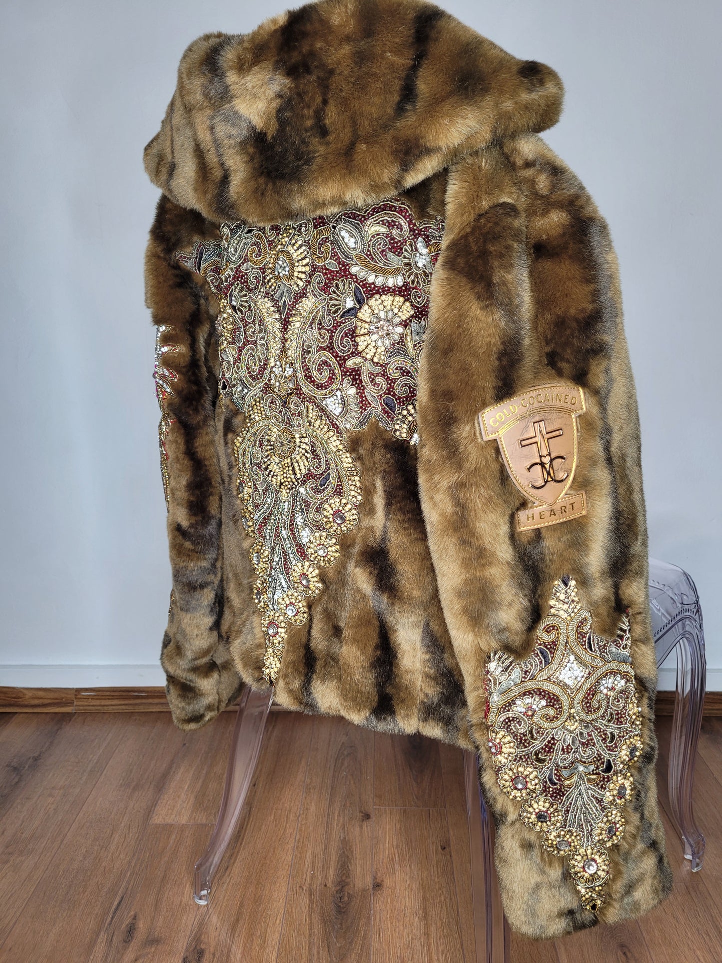 Vintage Faux Fur Mala S