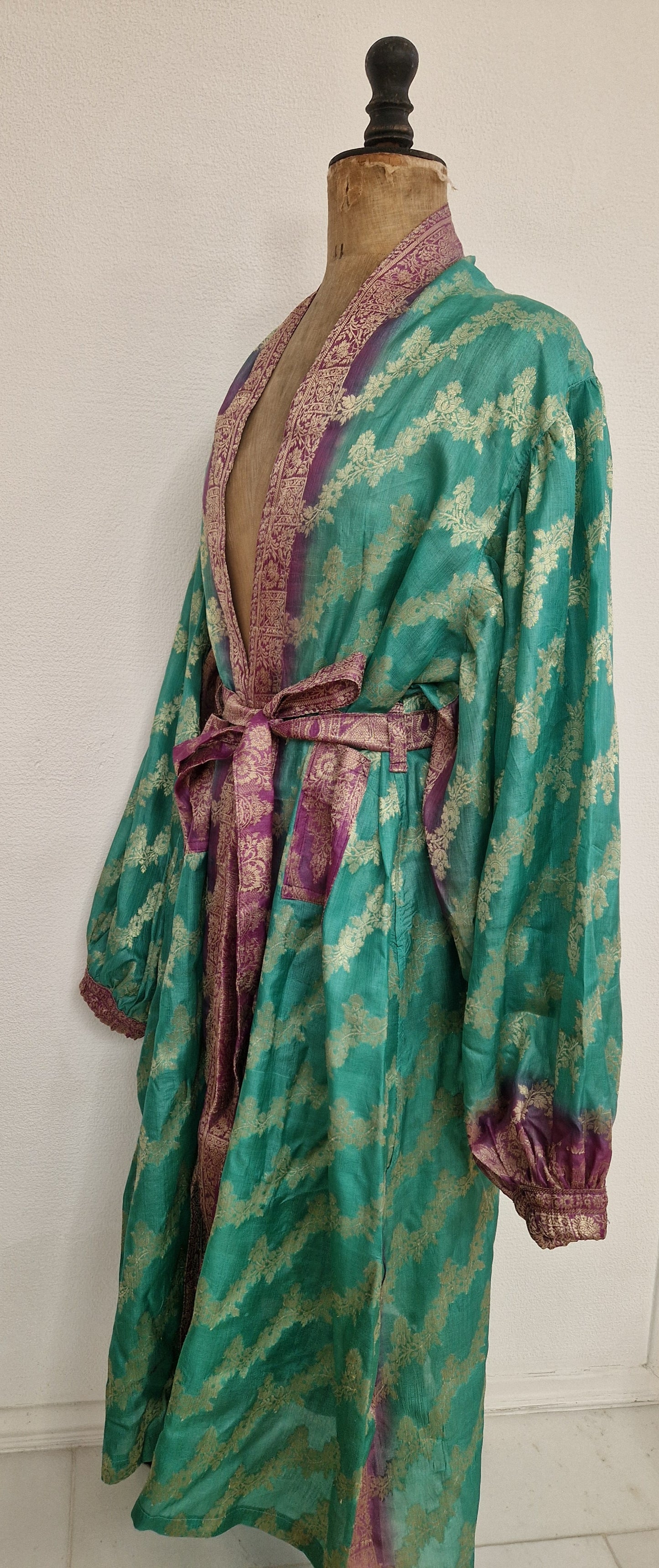 Patchouli Kimono Jade and Grapes