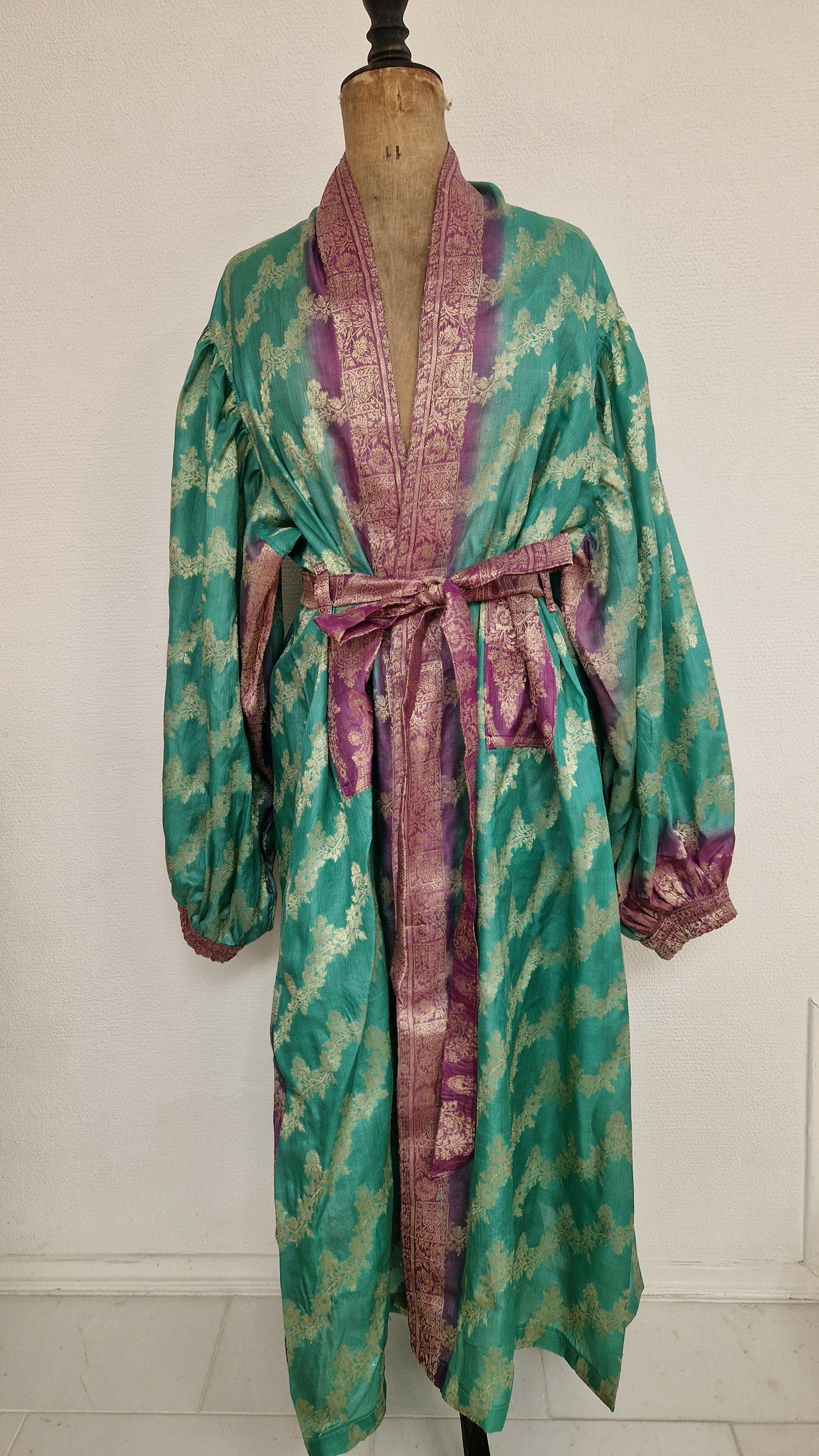 Patchouli Kimono Jade and Grapes
